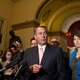 John Boehner speaks to the press. (Nicholas Kamm/AFP)